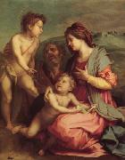 Andrea del Sarto, Holy Family with john the Baptist